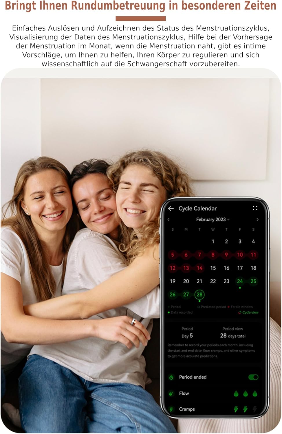 Bewinner Aizo Anello Smart - Tracker Fitness 5ATM - immagine 3