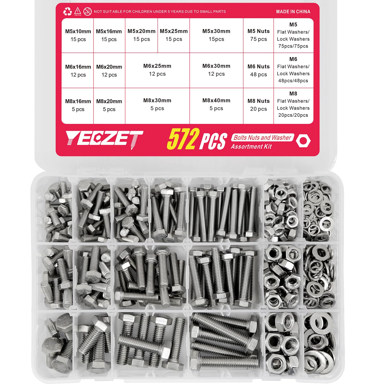 Yeezet Kit 572 Bulloni e Dadi M5 M6 M8 - immagine 3
