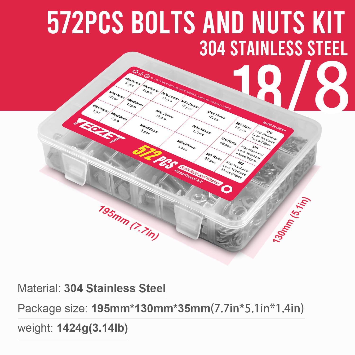 Yeezet Kit 572 Bulloni e Dadi M5 M6 M8 - immagine 4