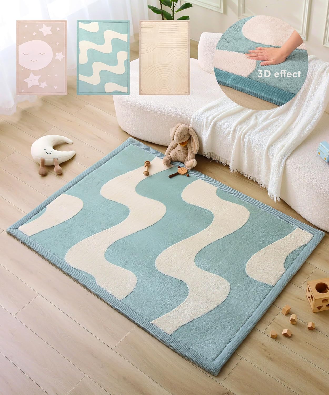 Hakuna Matte CloudRise - Tappetino Gioco Bambini 119x170cm - immagine 1