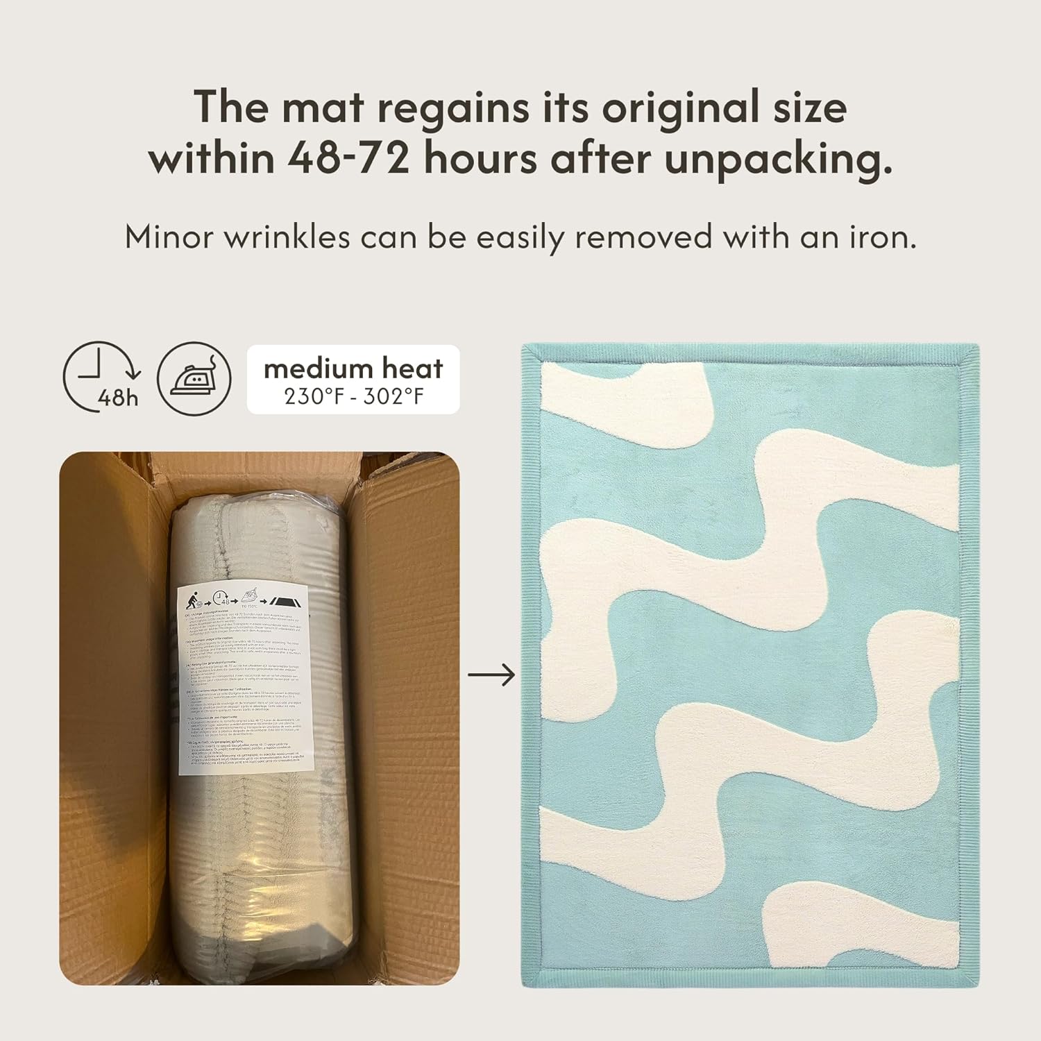 Hakuna Matte CloudRise - Tappetino Gioco Bambini 119x170cm - immagine 5