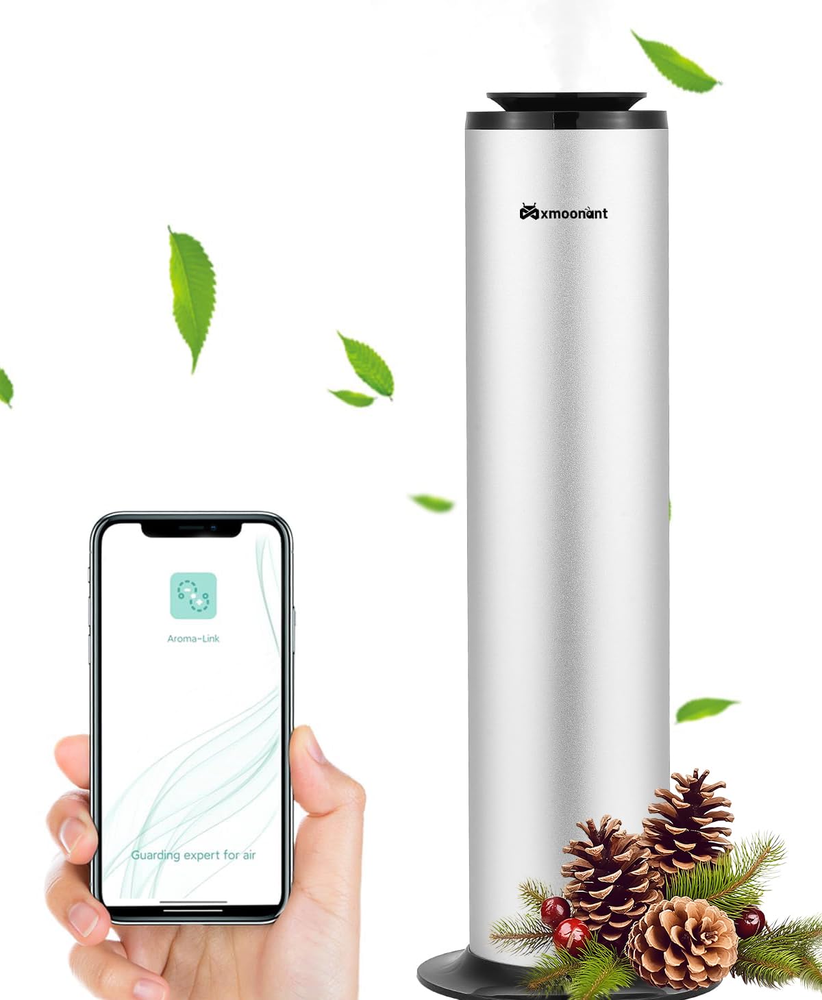 Mxmoonant Diffusore Oli Essenziali Senza Acqua 1500m³