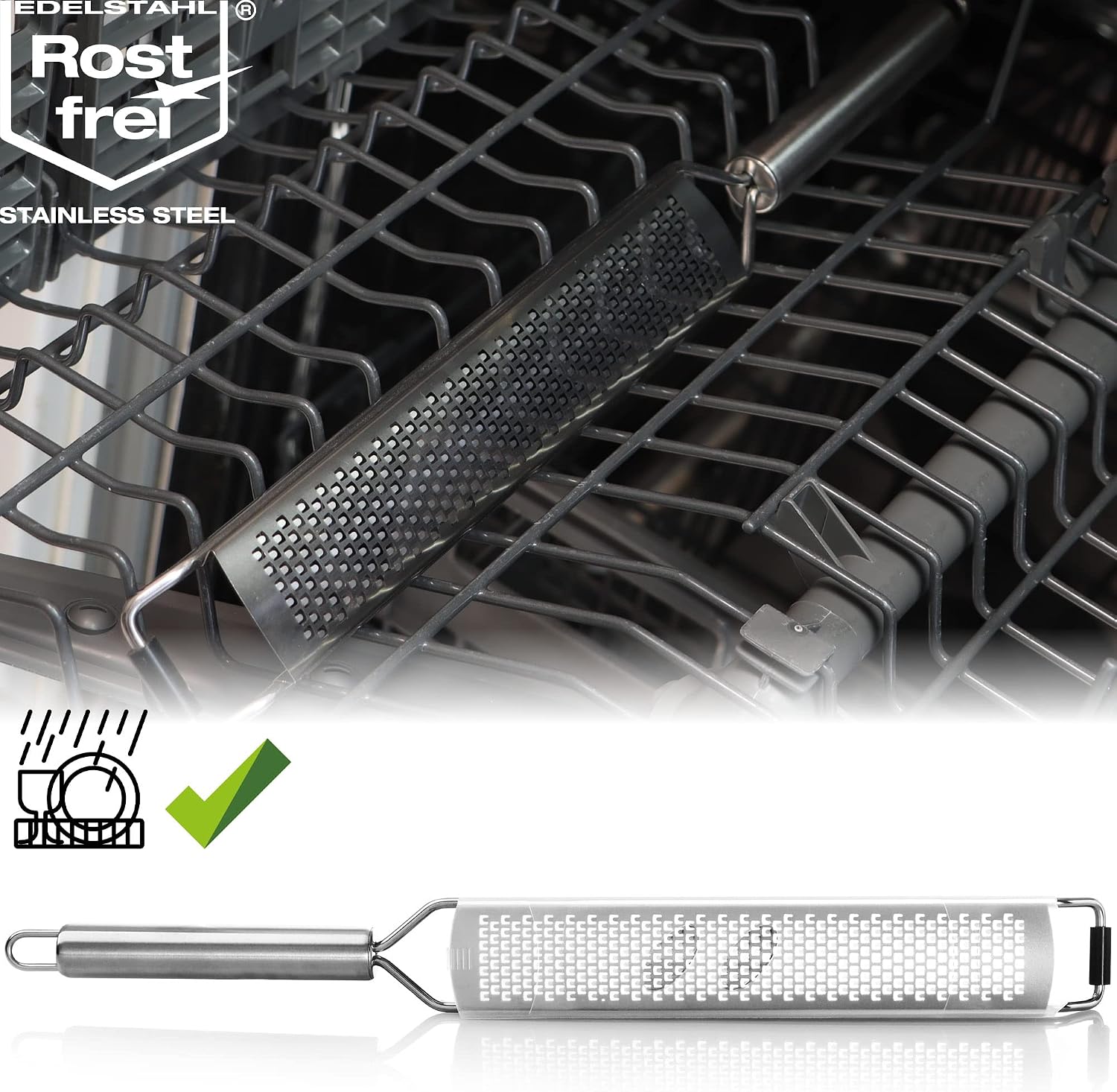 Grattugia fine da cucina Robin Goods® - grattugia per noce moscata e ...