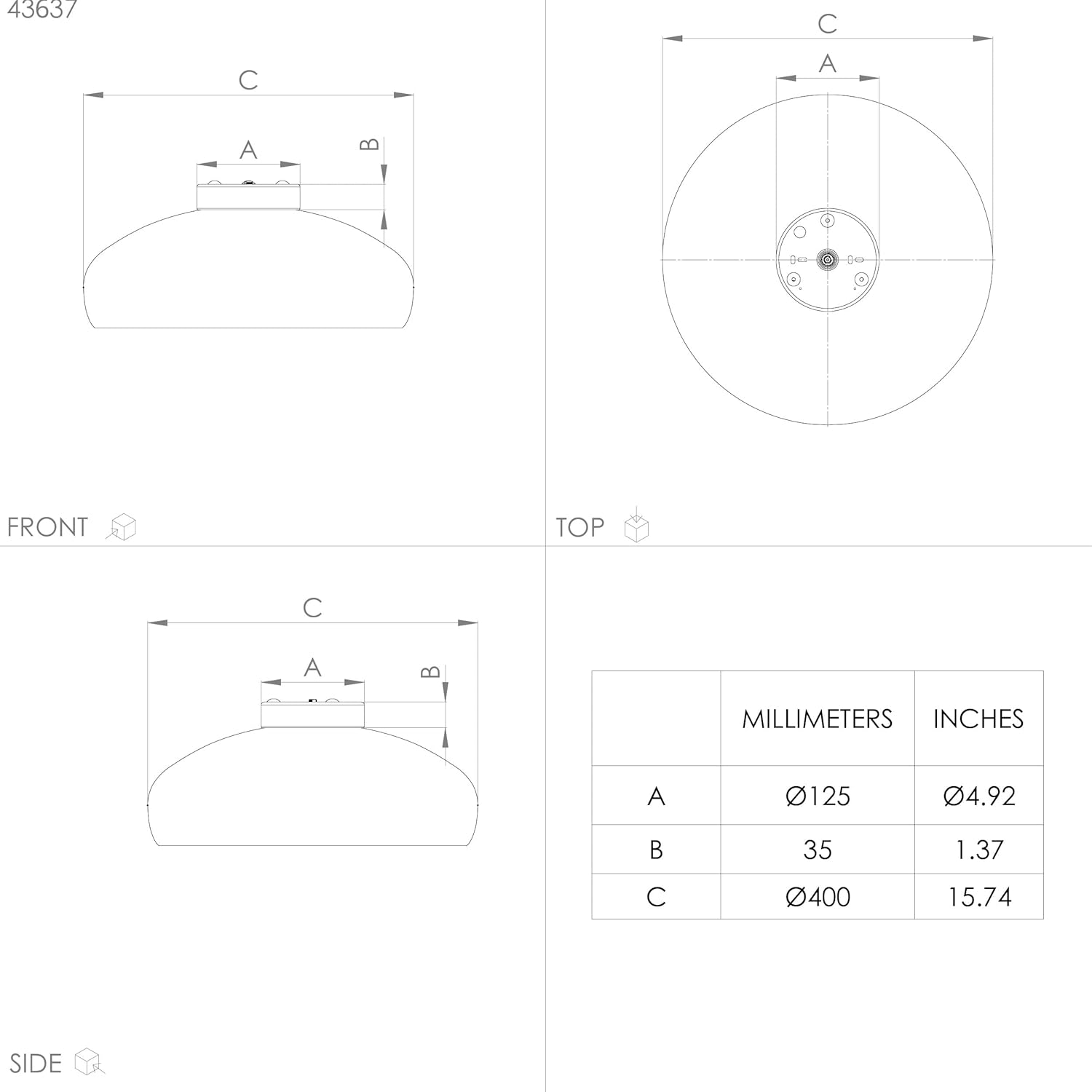 Eglo Lampada da Soffitto Mogano Industriale Nera - immagine 6