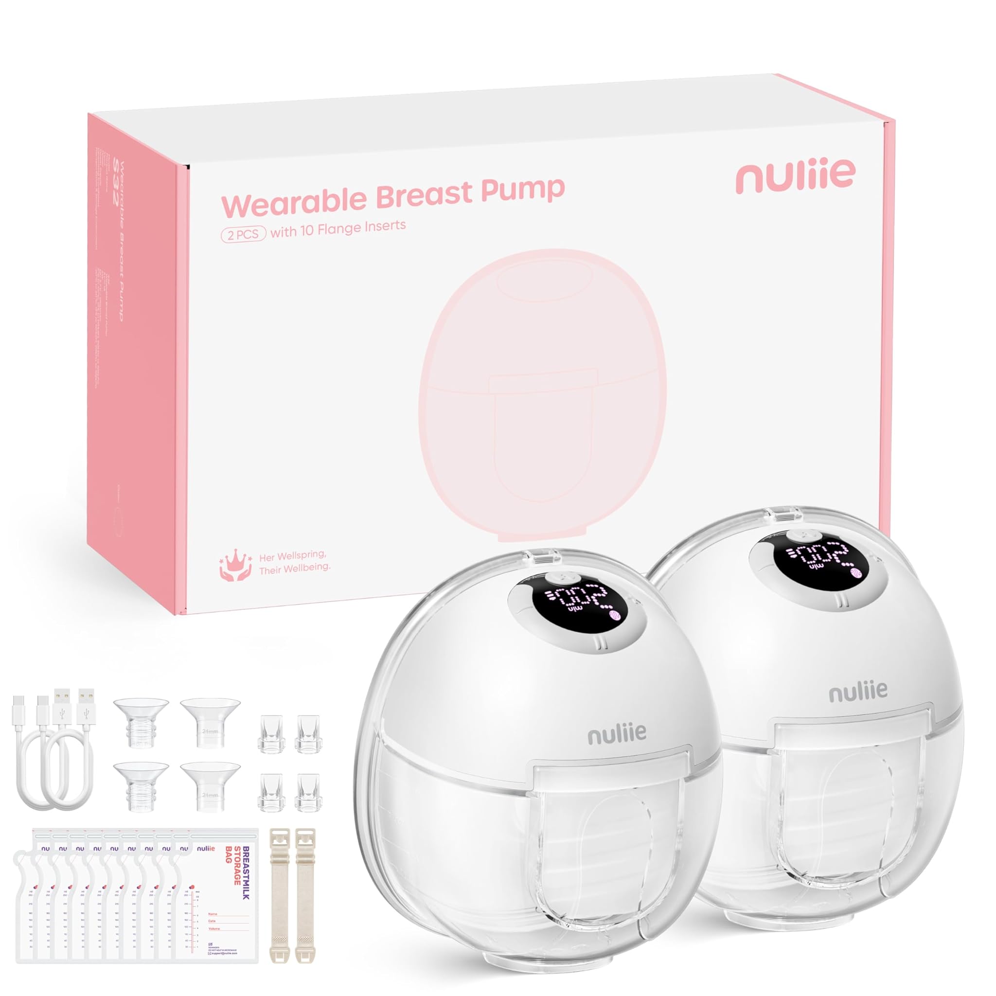 Nuliie Tiralatte Elettrico Portatile S32 a Mani Libere