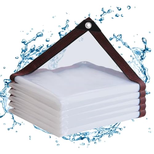 Telo di Copertura Impermeabile 3x4m, Trasparente