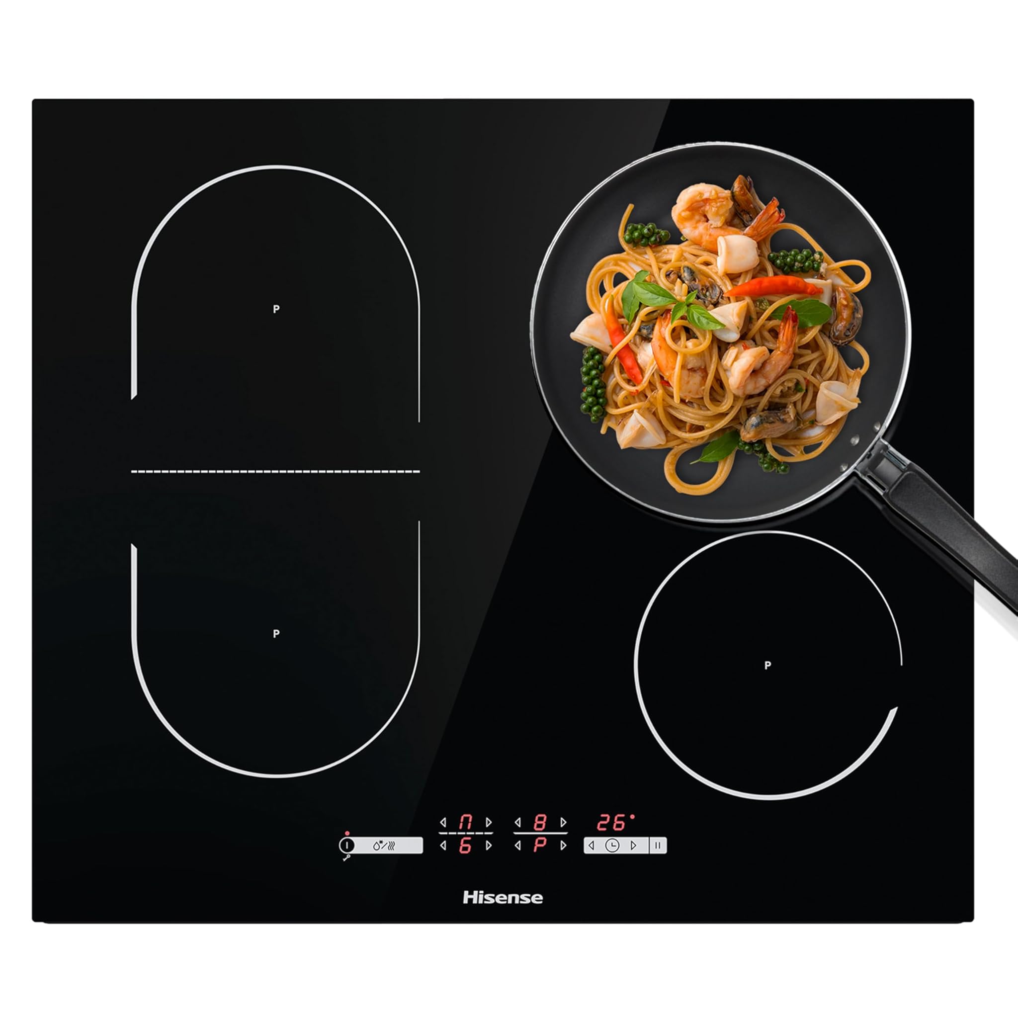 Hisense I6433C7 - Piano Cottura a Induzione Nero