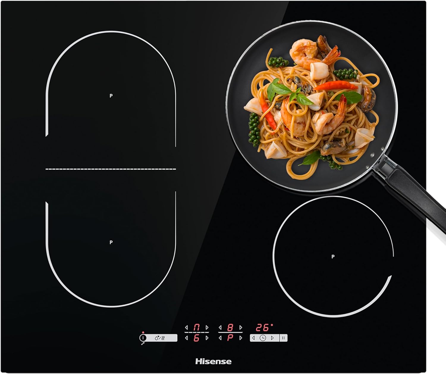 Hisense I6433C7 - Piano Cottura a Induzione Nero - immagine 1