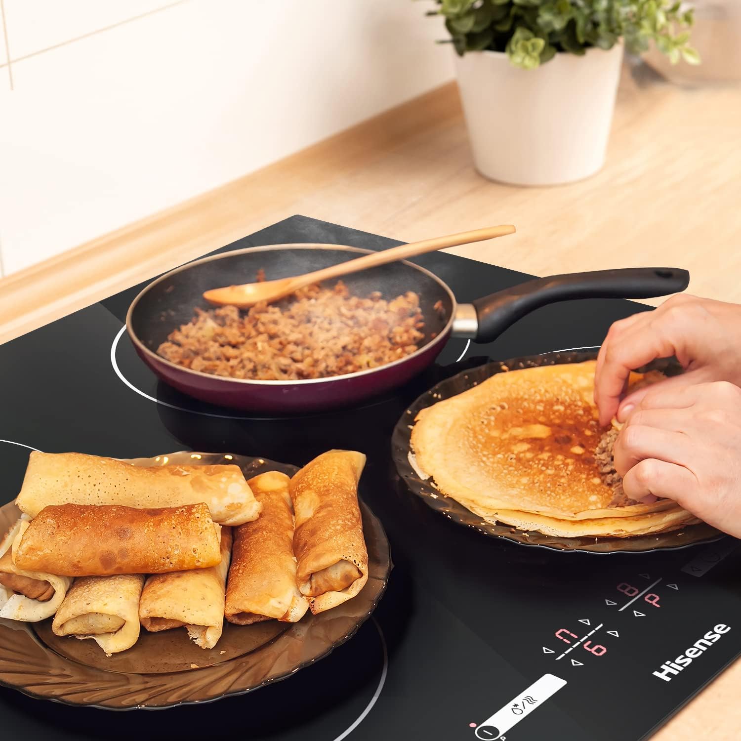 Hisense I6433C7 - Piano Cottura a Induzione Nero - immagine 6