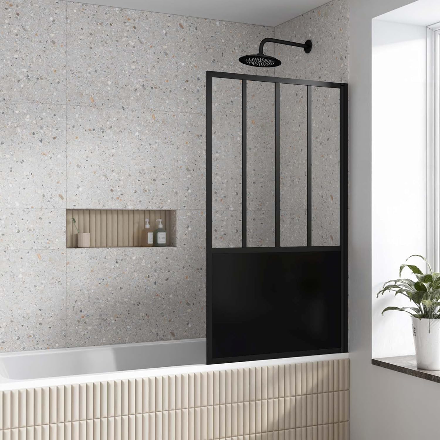 AURLANE FAC601 Vasca da Bagno, Nero - immagine 1
