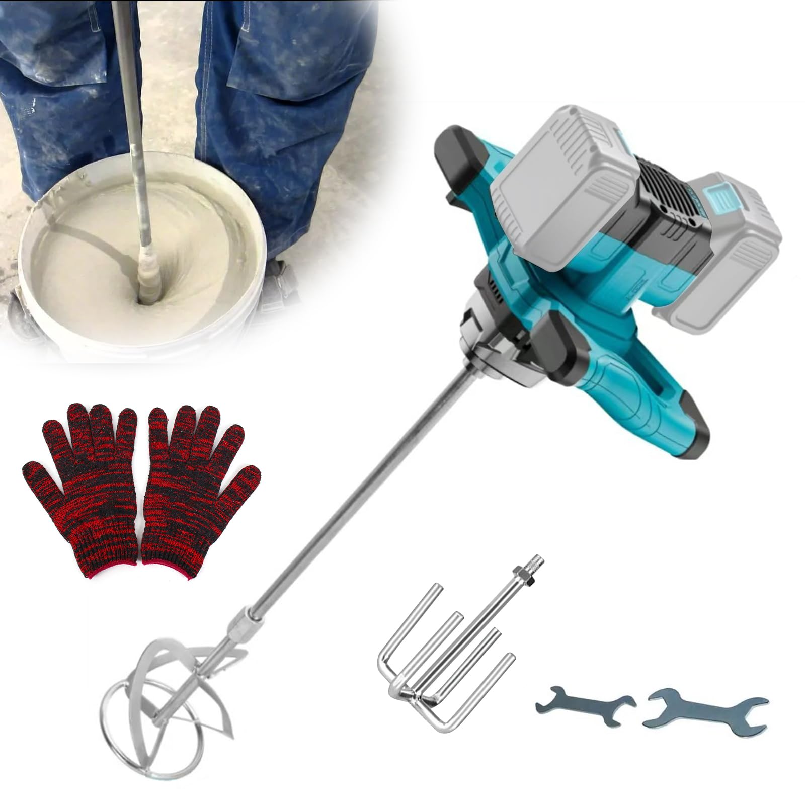 Betoniera Miscelatore 3100W Motore Brushless