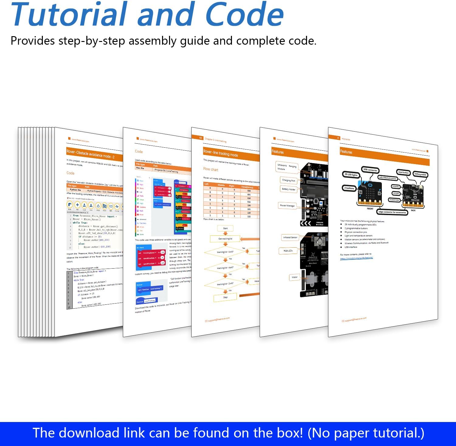 Freenove Micro:Rover Kit per BBC micro bit (V2 Incluso) - immagine 6