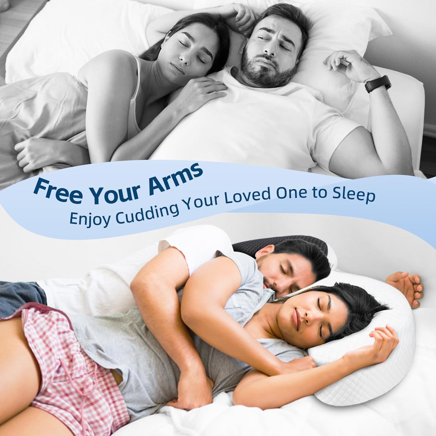 Homca Cuscino per Coppia con Buco per Braccio - immagine 5