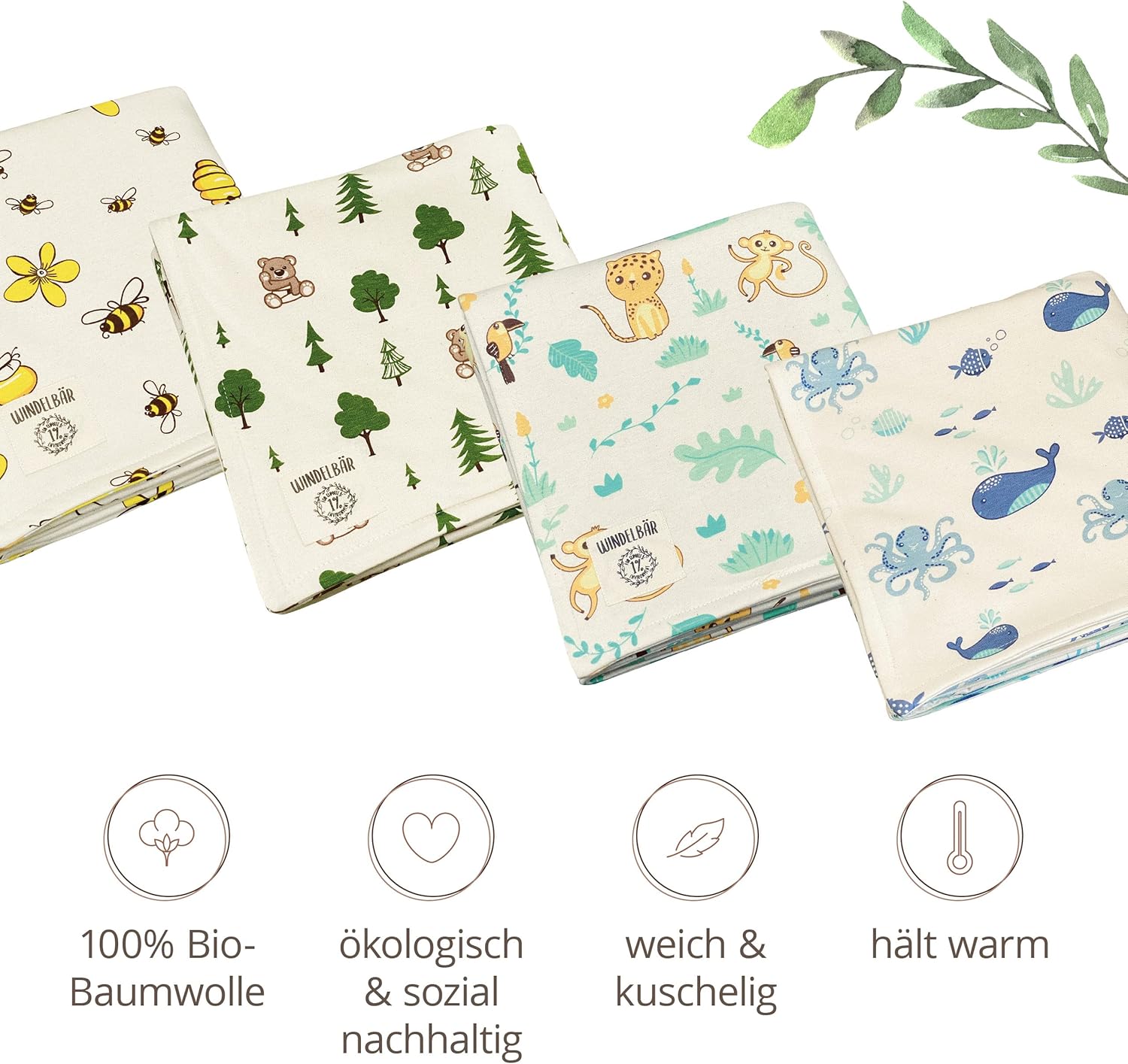 Windelbär Coperta per Bambini Api 75x100cm - immagine 2