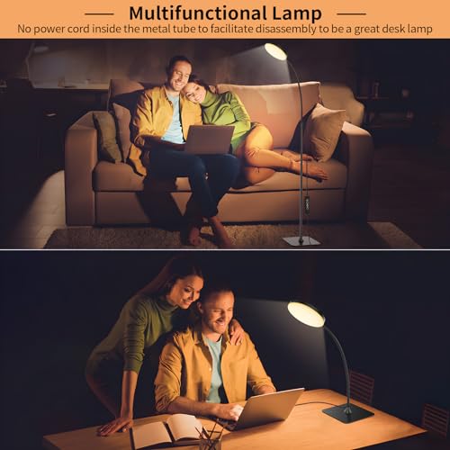 Mojimdo Lampada da Terra LED 160LED [3 Colori, 10 Luminosità] - immagine 2