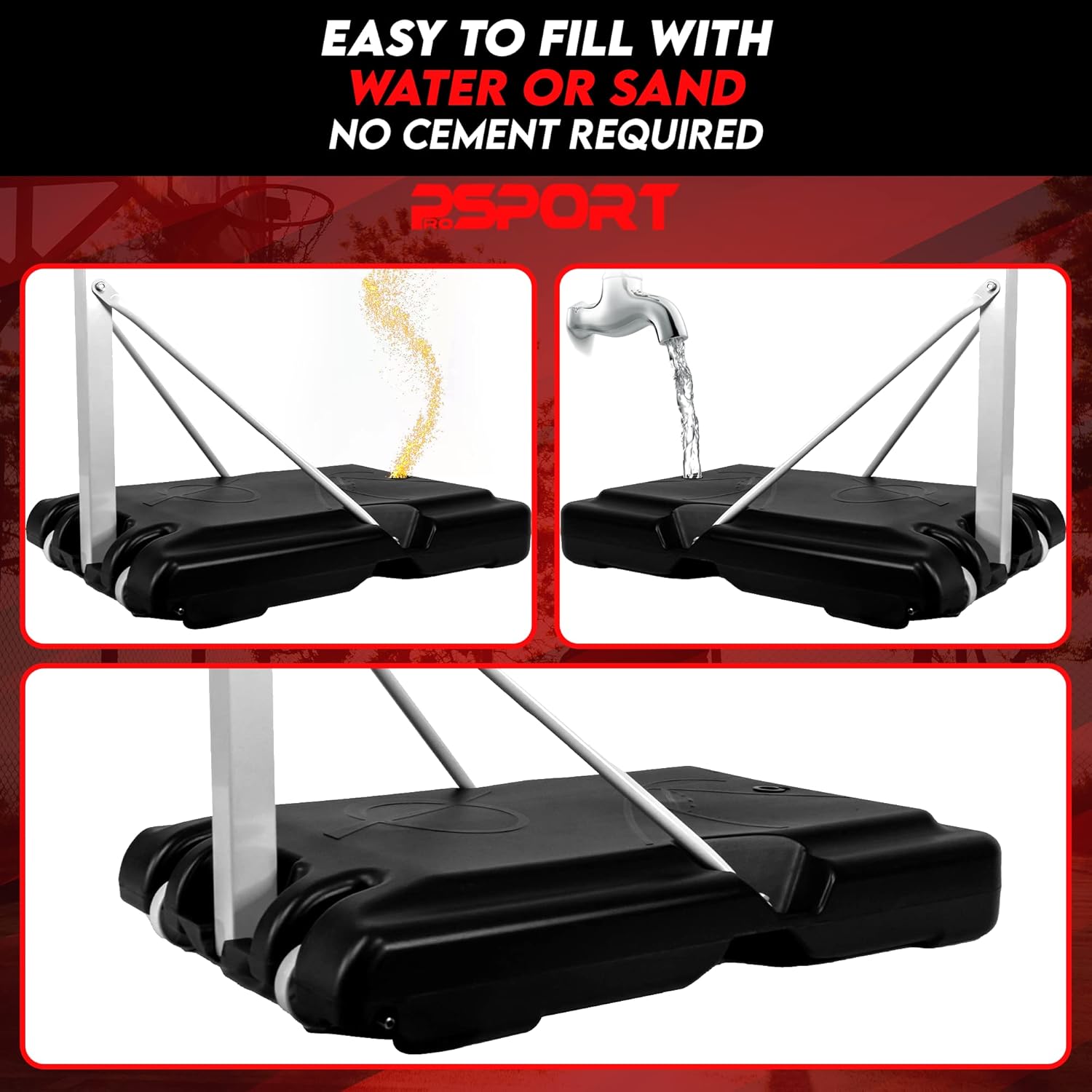 ProSport Canestro Basket Esterno Professionale 305cm - immagine 5