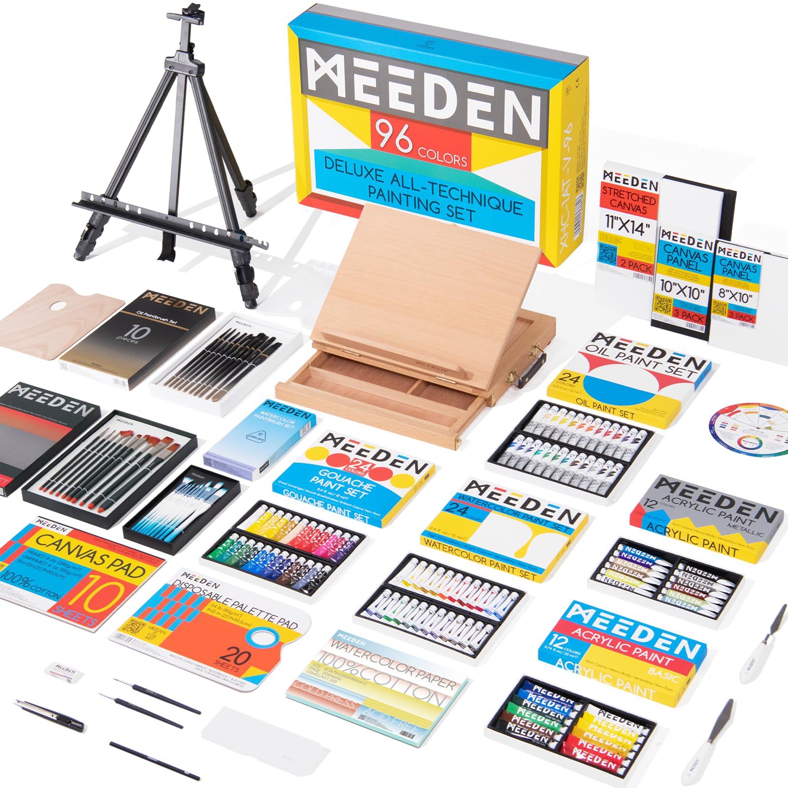 Meeden 151Pz Art Supplies - Set Pittura Professionale