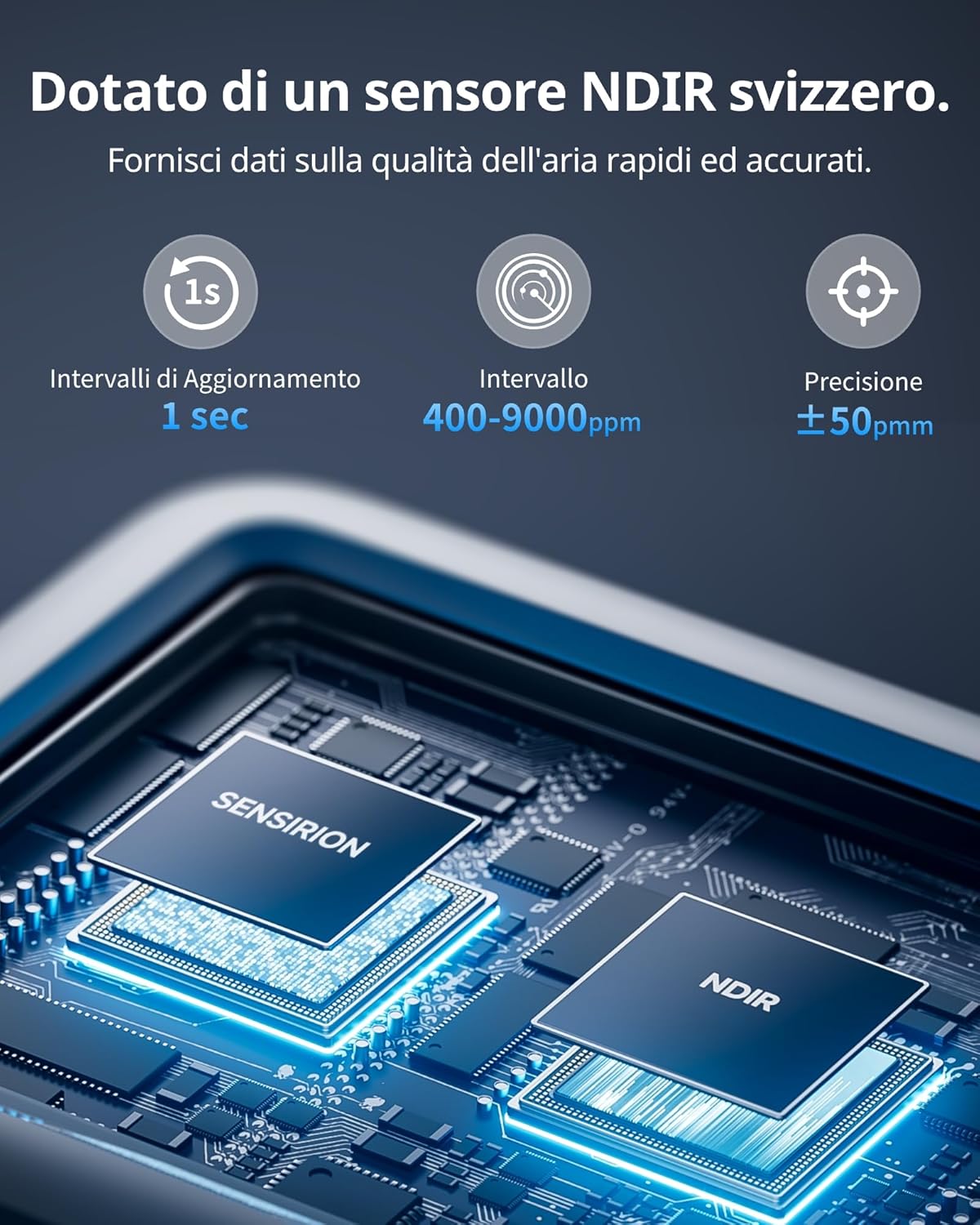 Switchbot Rilevatore CO2 Bluetooth con Termometro - immagine 5
