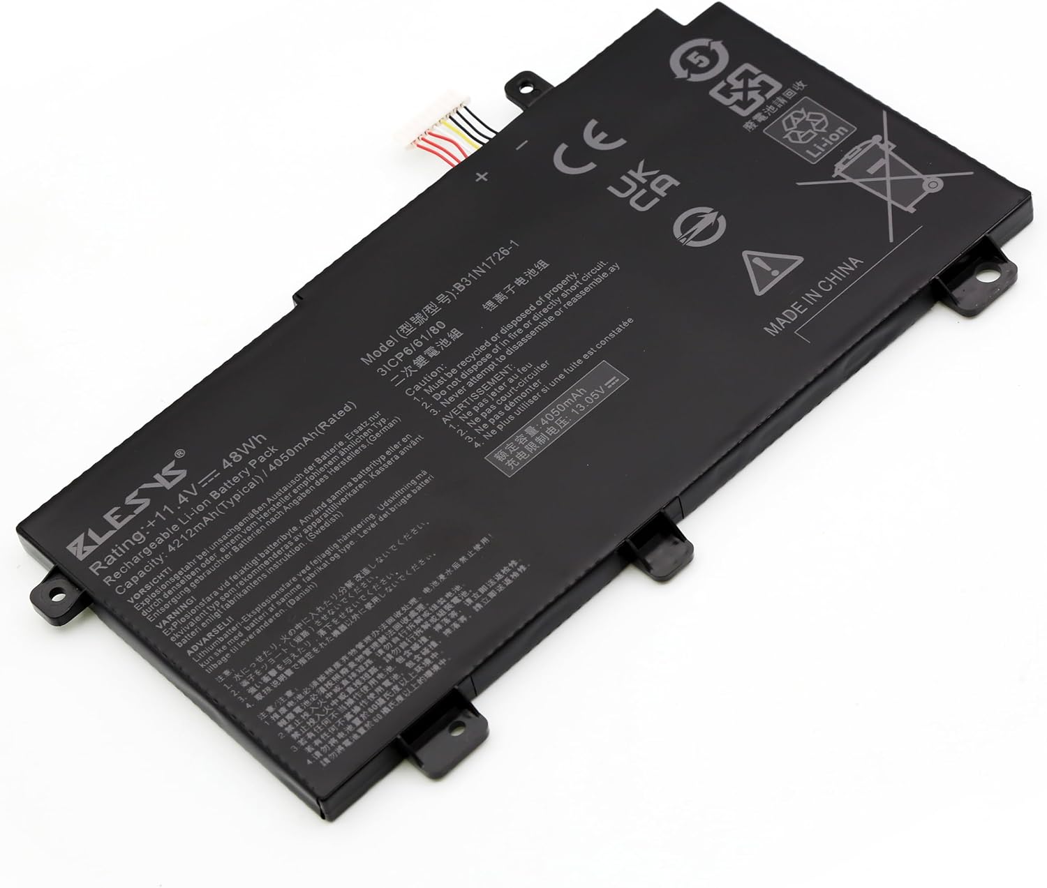 Blesys Batteria 48Wh per ASUS TUF Gaming FX505 - immagine 7