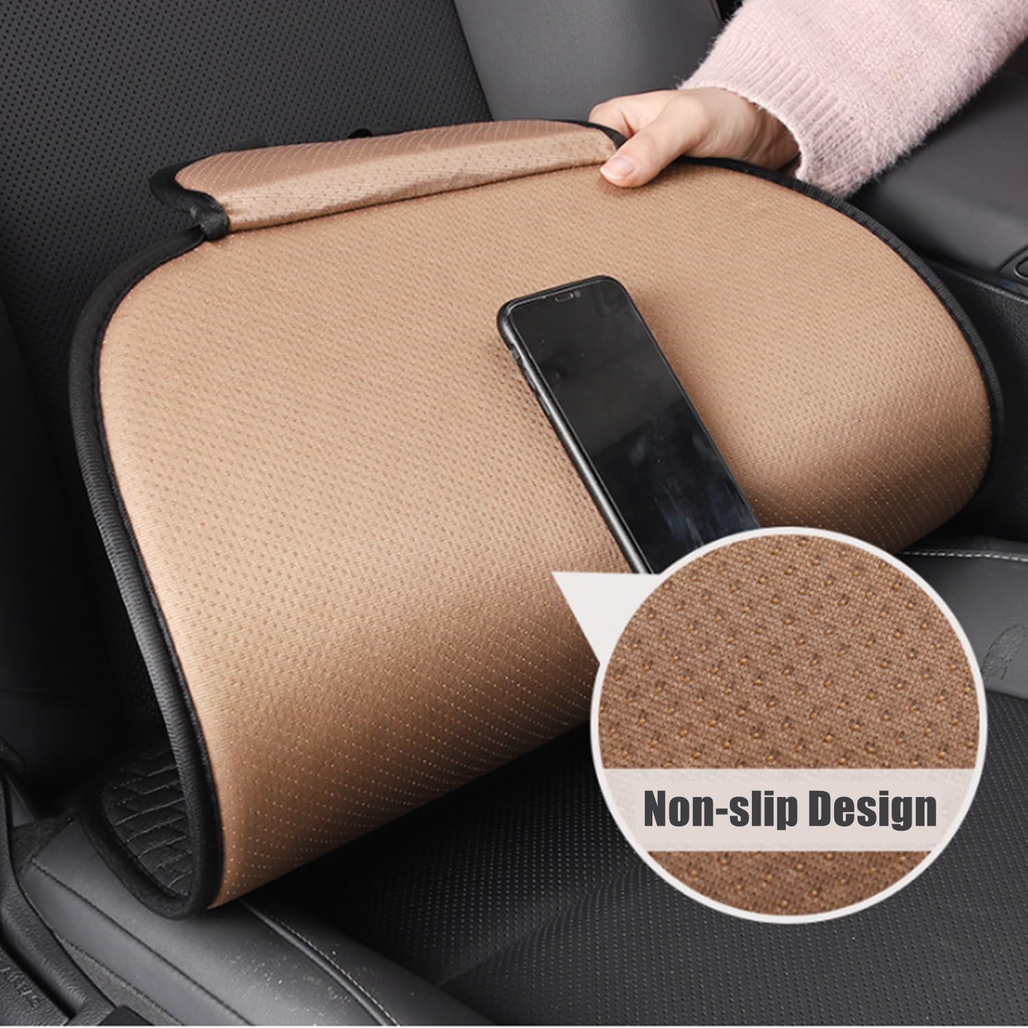 Coprisedile Auto Anteriore 2 Pezzi, Nero - immagine 5