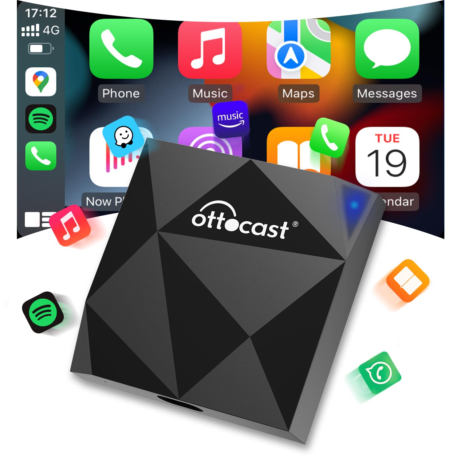 Ottocast Wireless CarPlay Adapter Dongle