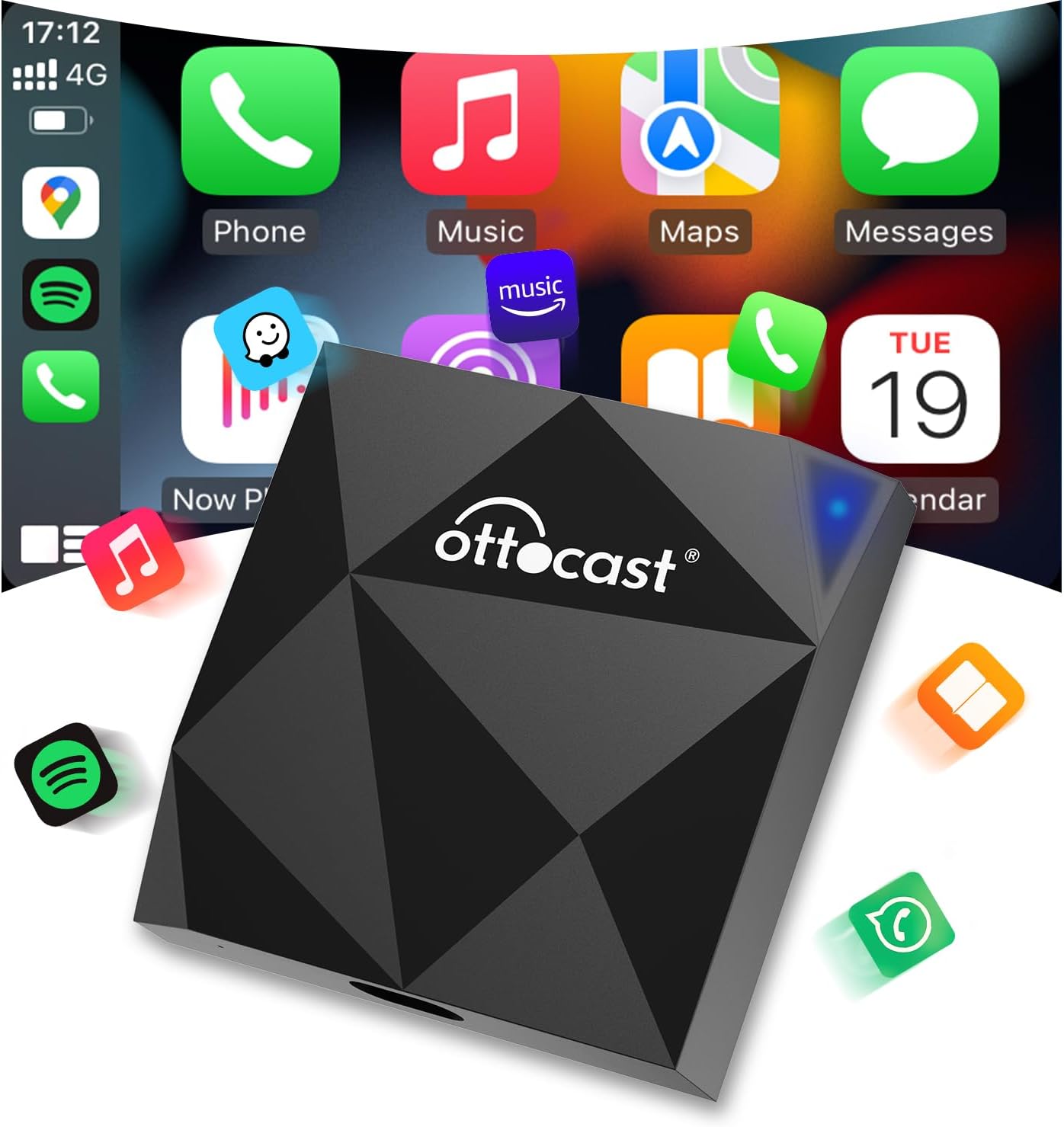 Ottocast Wireless CarPlay Adapter Dongle - immagine 1