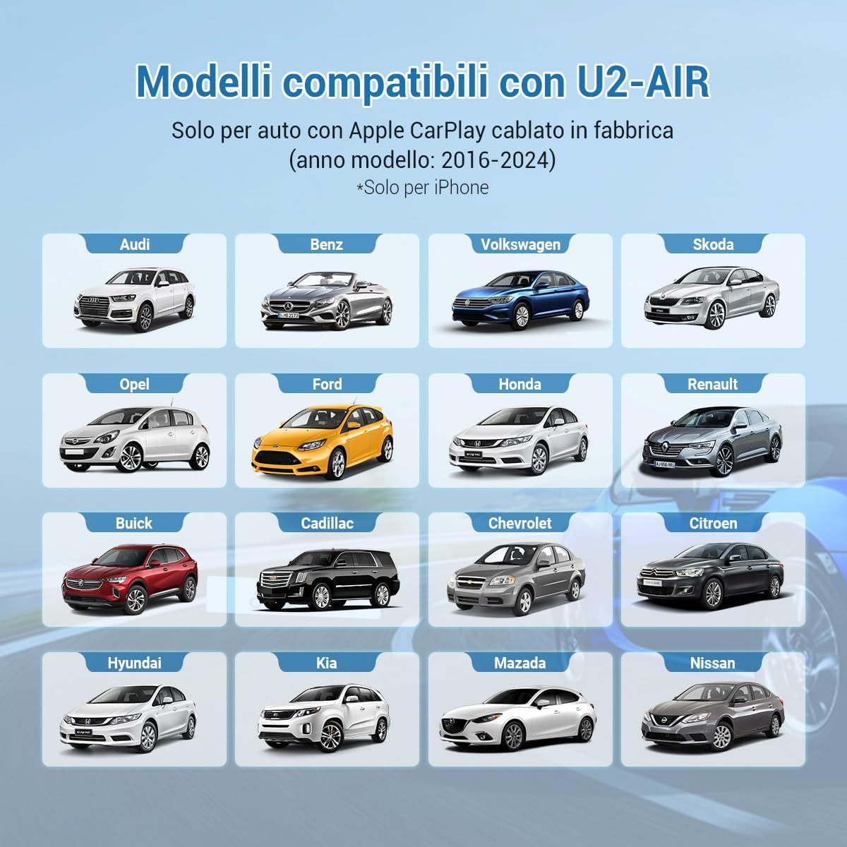 Ottocast Wireless CarPlay Adapter Dongle - immagine 7