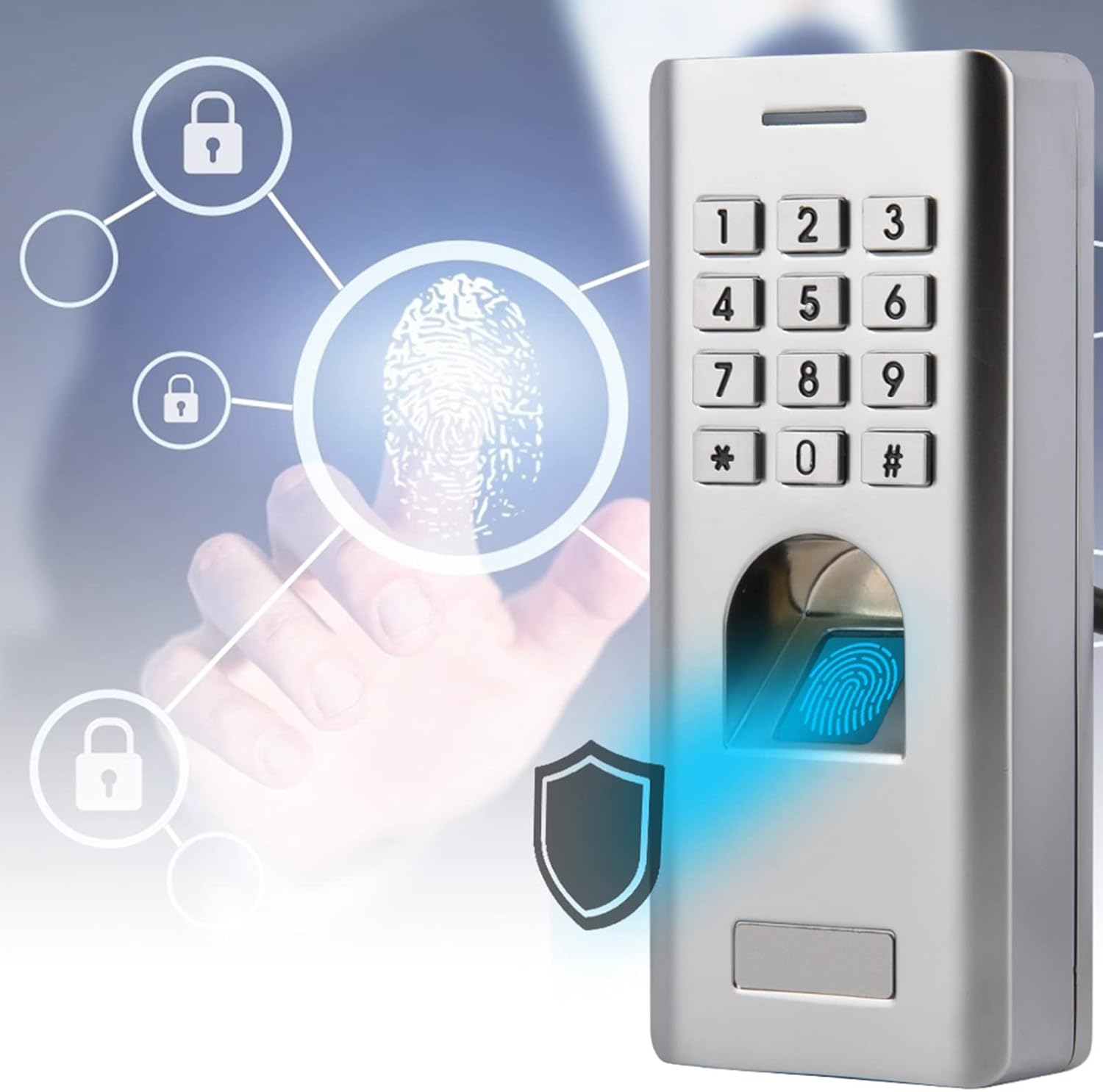 Controllo Accessi Impronte Digitali IP66 Elettronico Intelligente - immagine 3