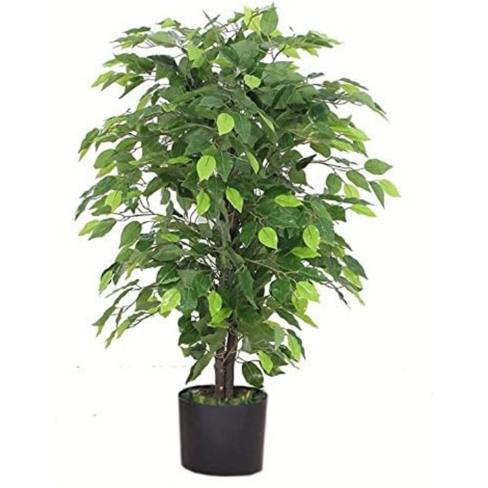 Leaf 7088 Design UK - Ficus Artificiale 90 cm, Verde