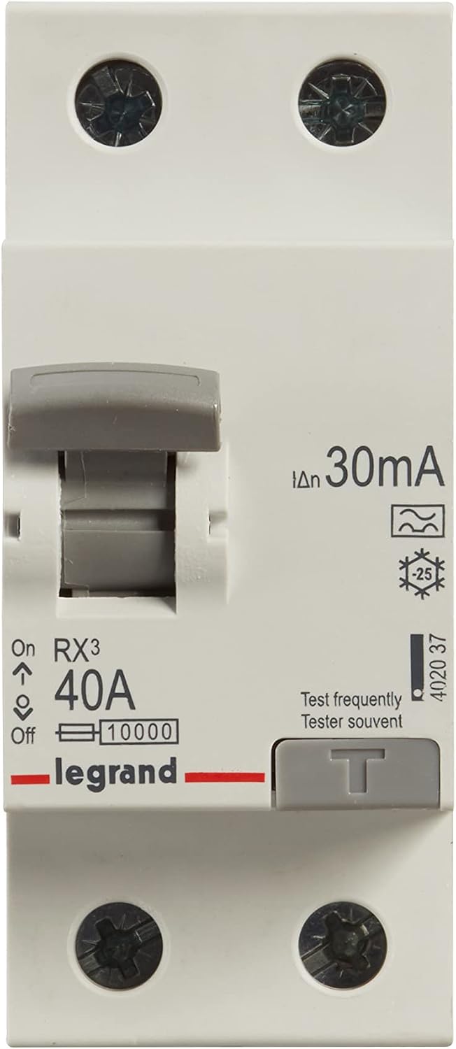 LEGRAND, RX3 402037 - Interruttore a corrente residua 40A, 2 poli, 30 ...