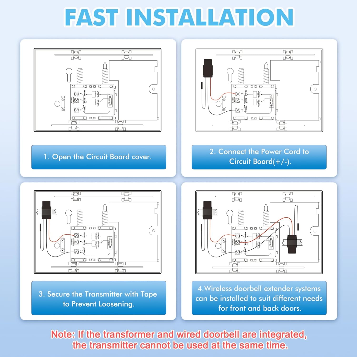 SINGCALL Set Estensione Radio per Campanelli Esistenti - immagine 6