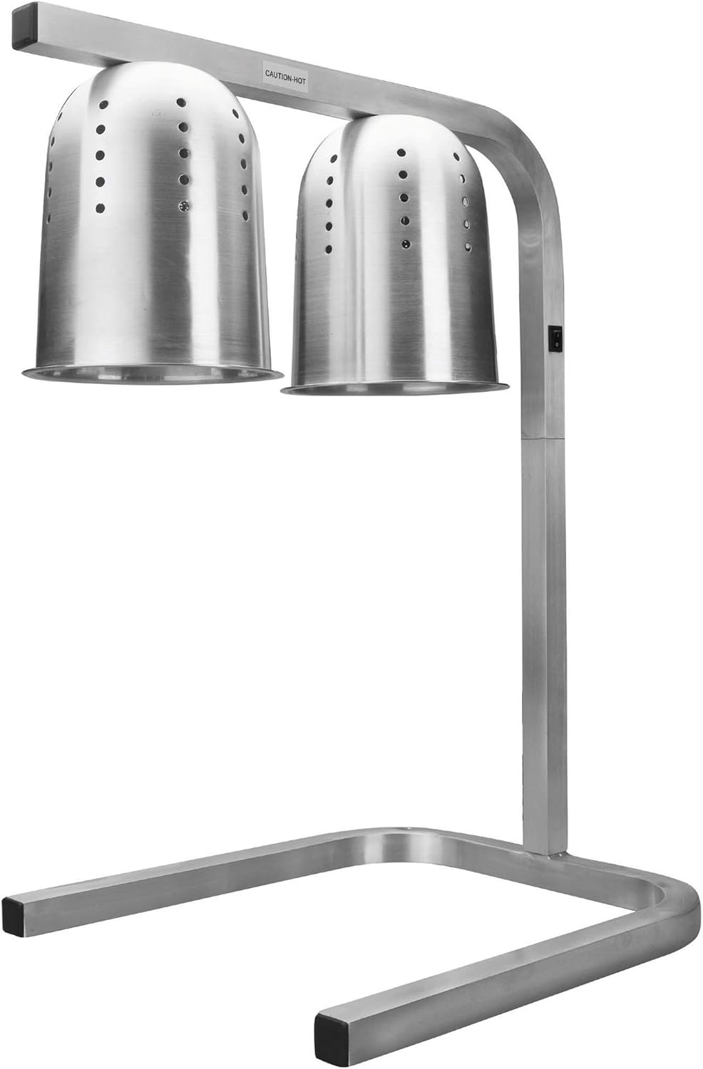 Lacor 69061 Doppia Lampada a infrarossi, Acciaio Inossidabile, Argento