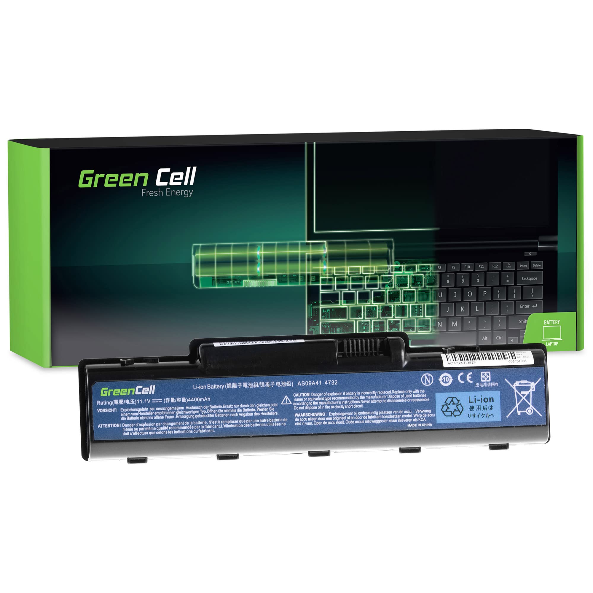 Green Cell PRO - Batteria per ASUS X301 X401 X501 5200mAh