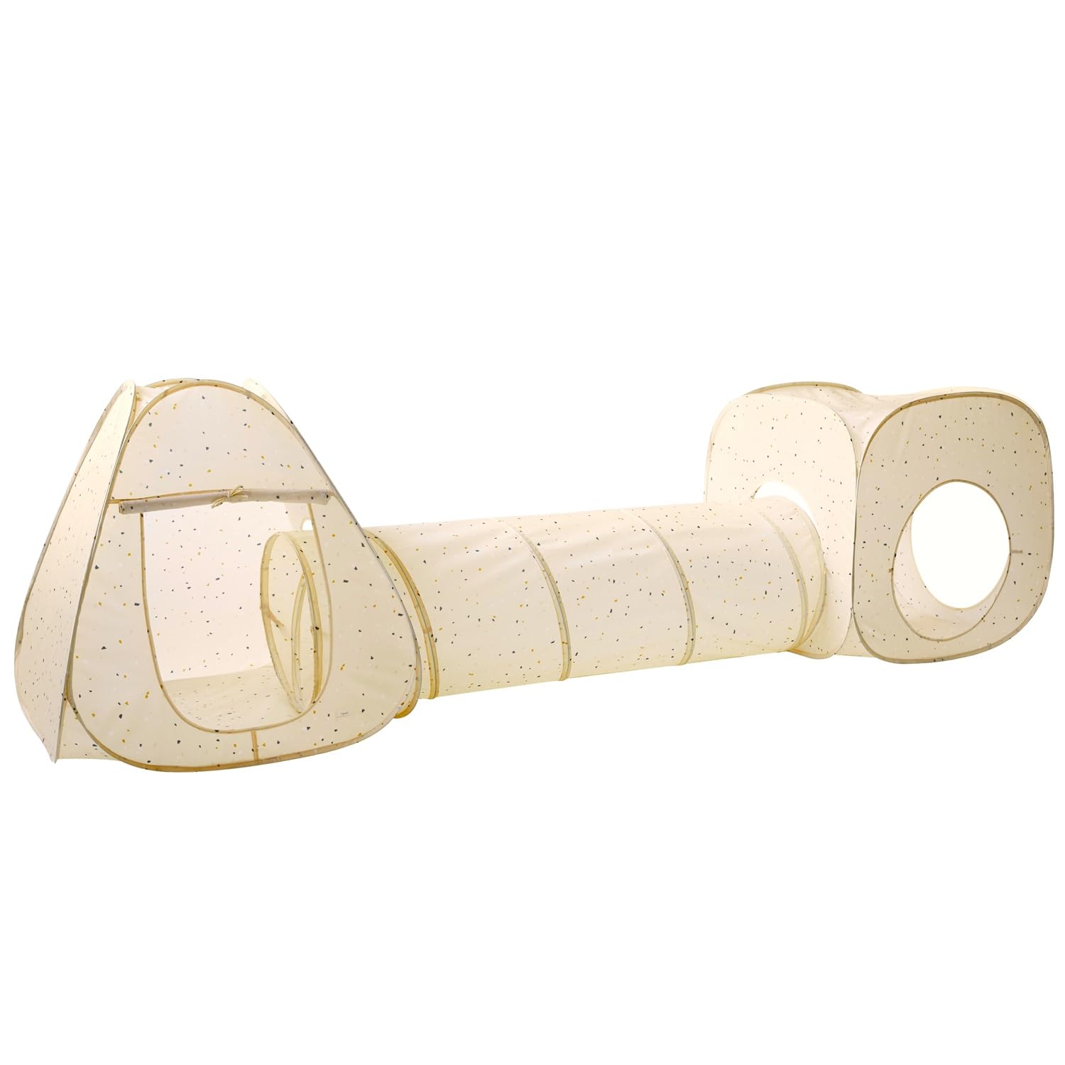 3 Sprouts Tenda Tunnel Gioco per Bambini - Bruco Beige