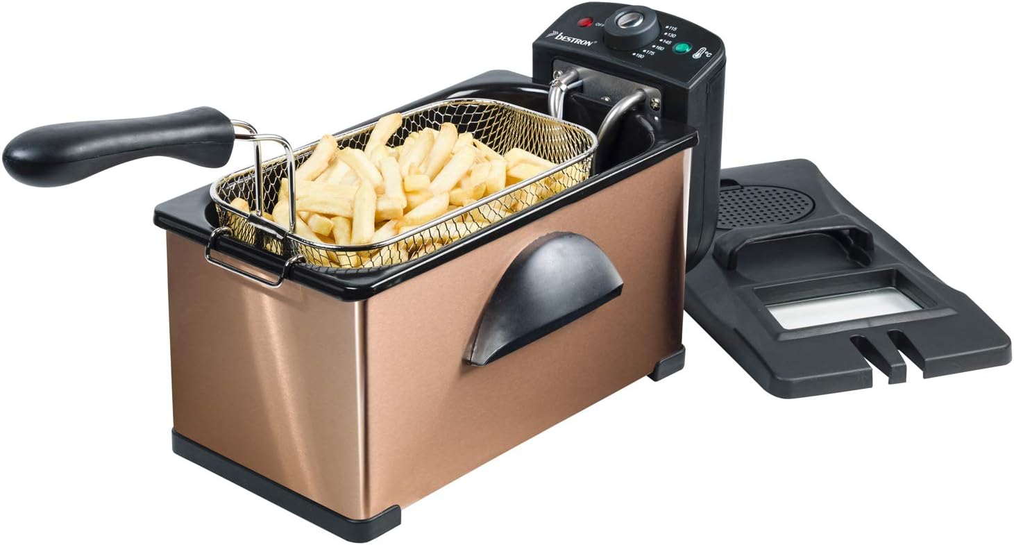 Bestron Friggitrice ad Olio 3,5L, Rame - immagine 4
