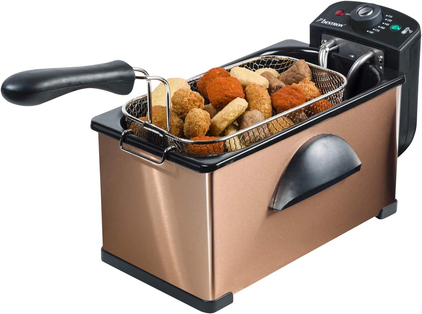 Bestron Friggitrice ad Olio 3,5L, Rame - immagine 6