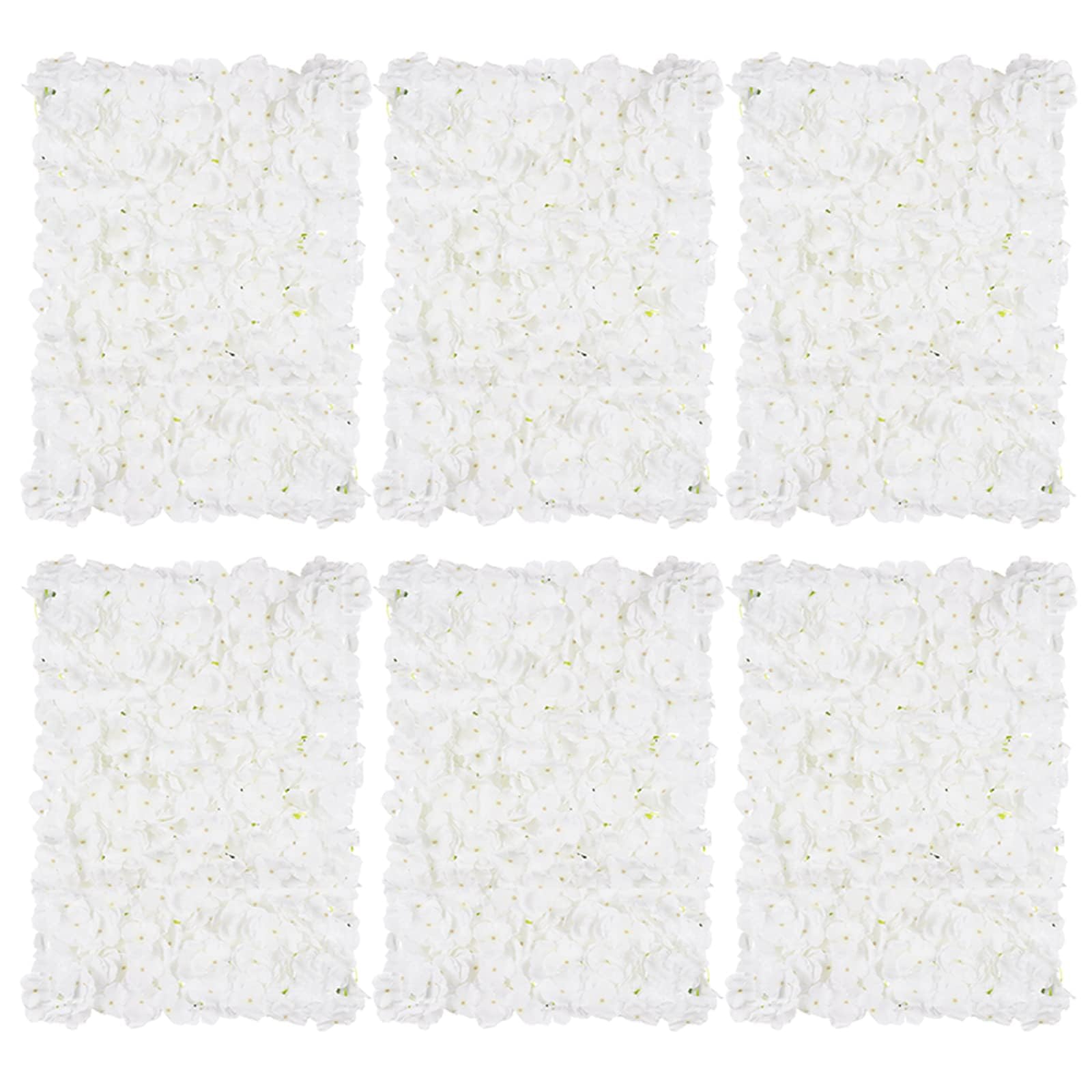 Blosmon Pannelli Decorativi Fiori Finti Ortensie (6 pezzi)