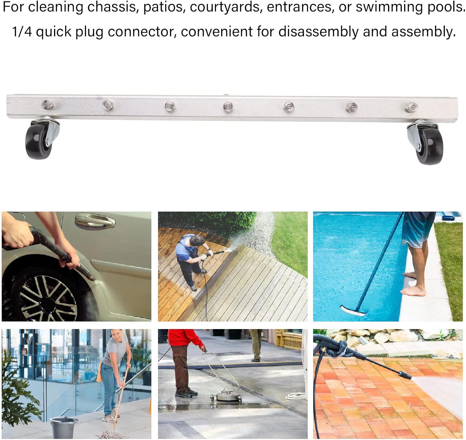 Pulitore Ad Alta Pressione Scopa Ad Acqua 4000psi - immagine 5