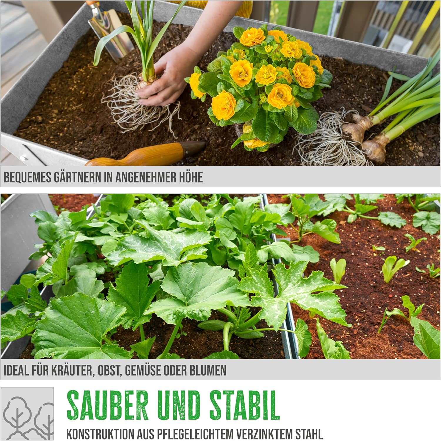 Güde 94773 - Aiuola rialzata GHB 80 V - immagine 4