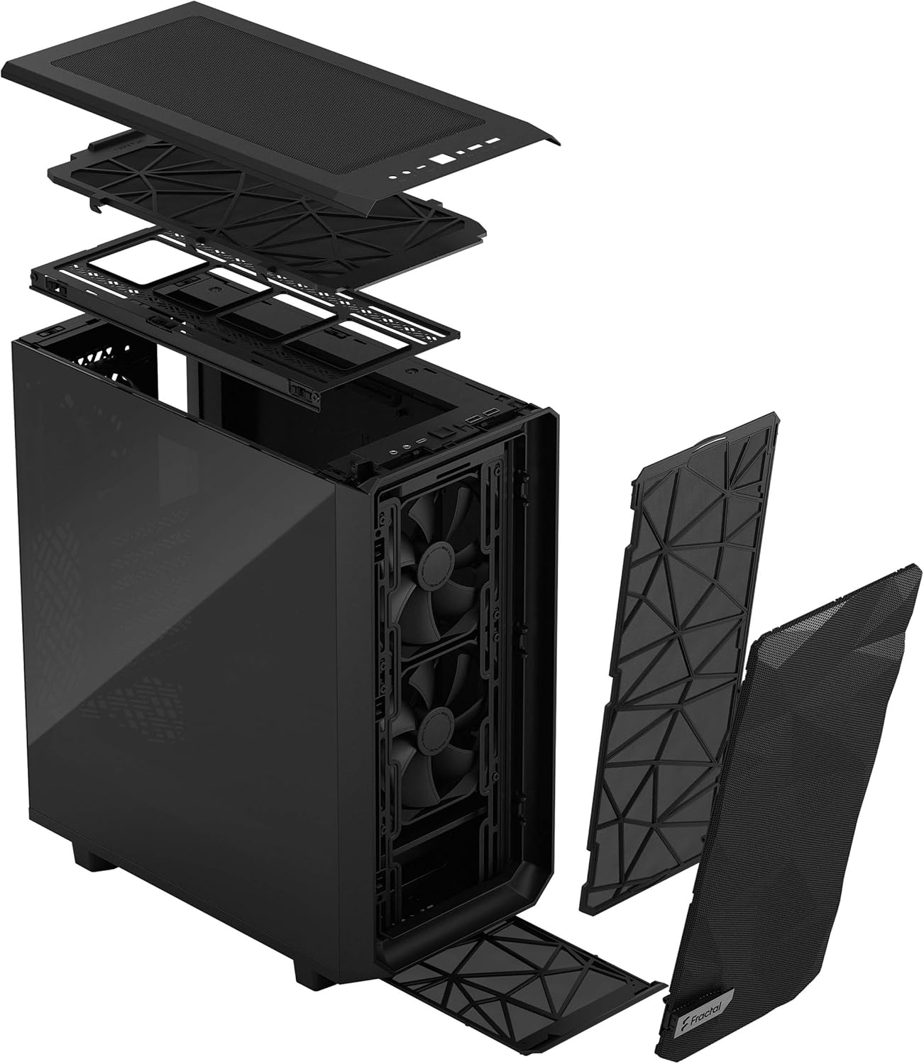 Fractal Design Meshify 2 Compact Black ATX Mid Tower - immagine 14
