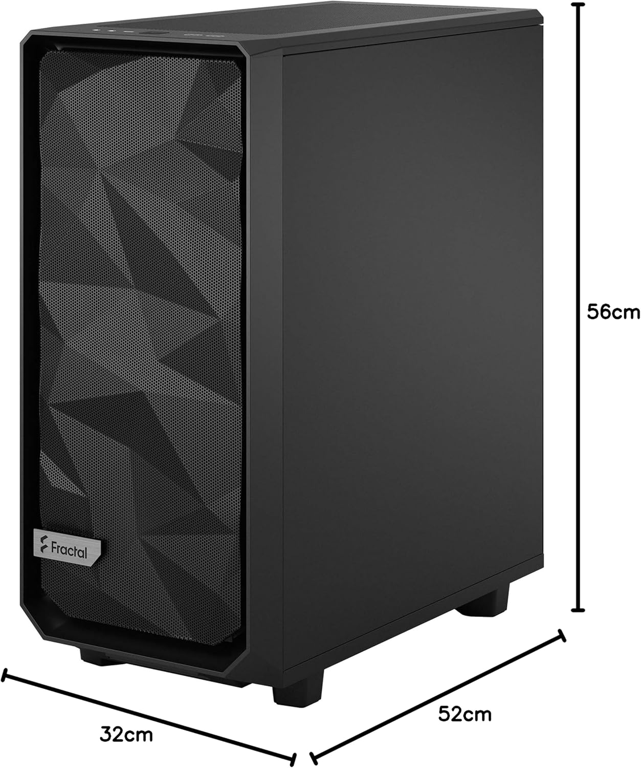 Fractal Design Meshify 2 Compact Black ATX Mid Tower - immagine 16