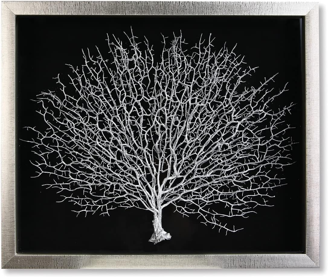 Casablanca Quadro Albero della Vita - Cornice Argento + Albero 60 x 50 cm