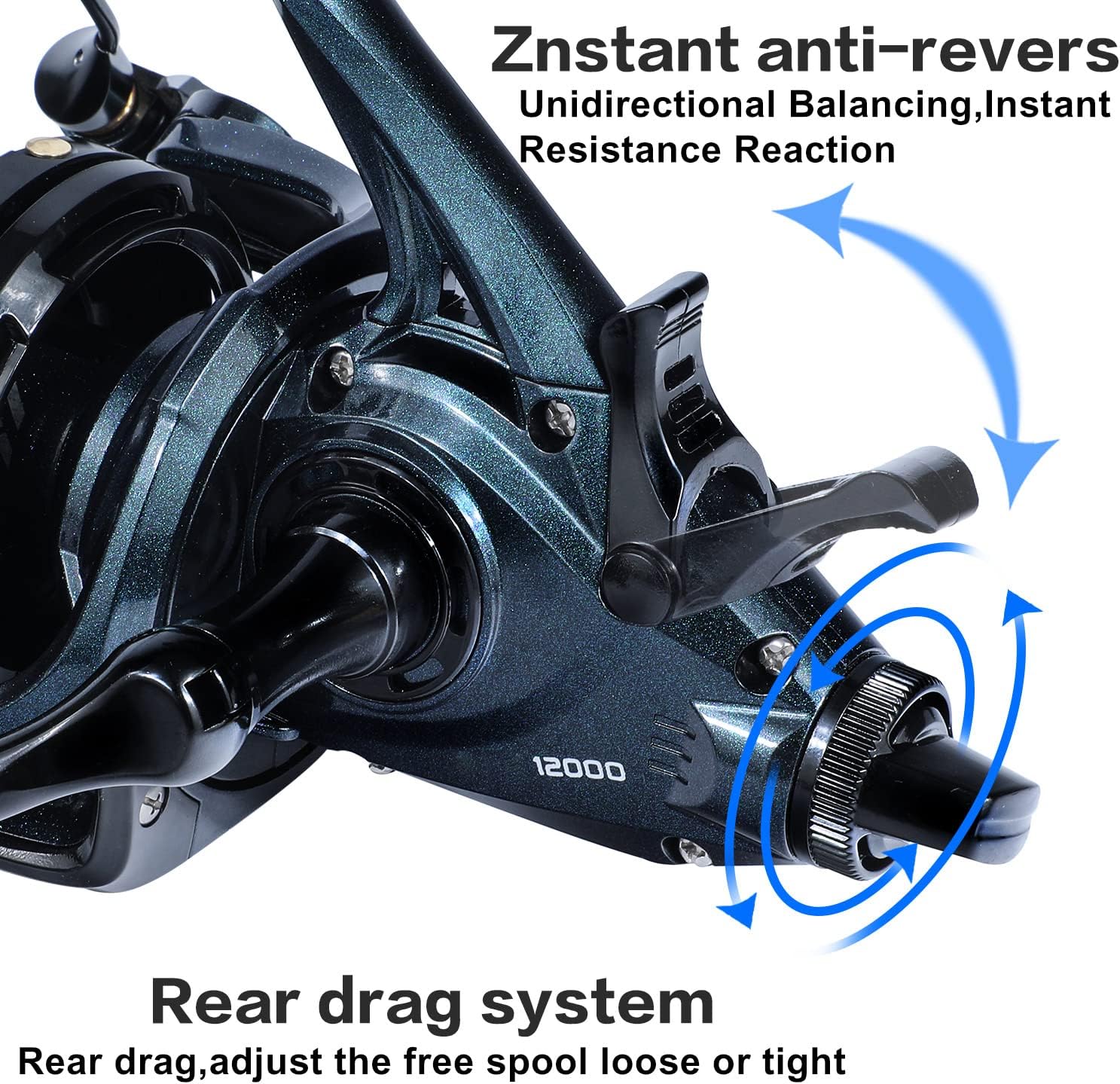 Sougayilang Mulinello da Pesca alla Carpa Ultra Potente - immagine 4
