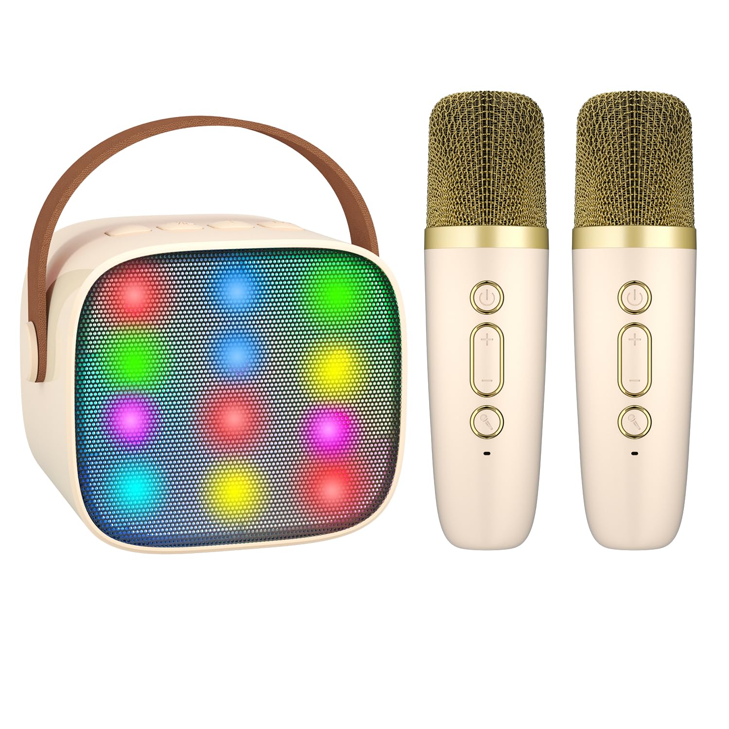 Bonaok Microfono Karaoke Bluetooth per Bambini e Adulti