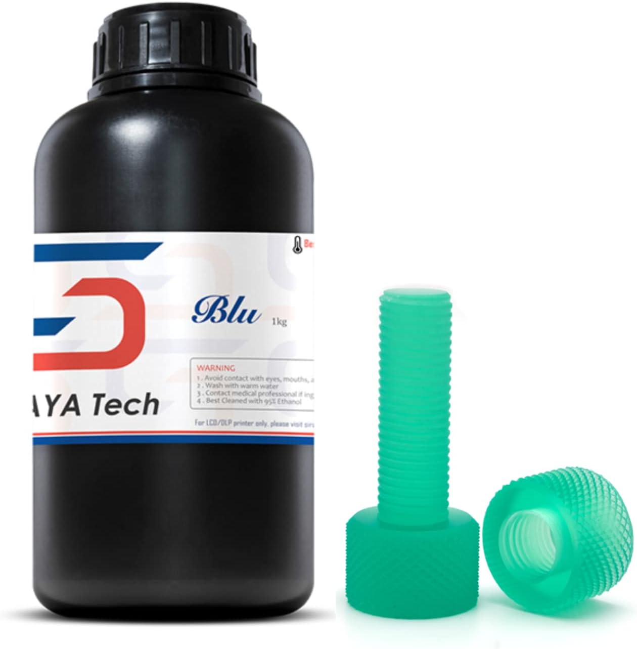 Siraya Tech Resina per Stampante 3D Blu Smeraldo 1kg