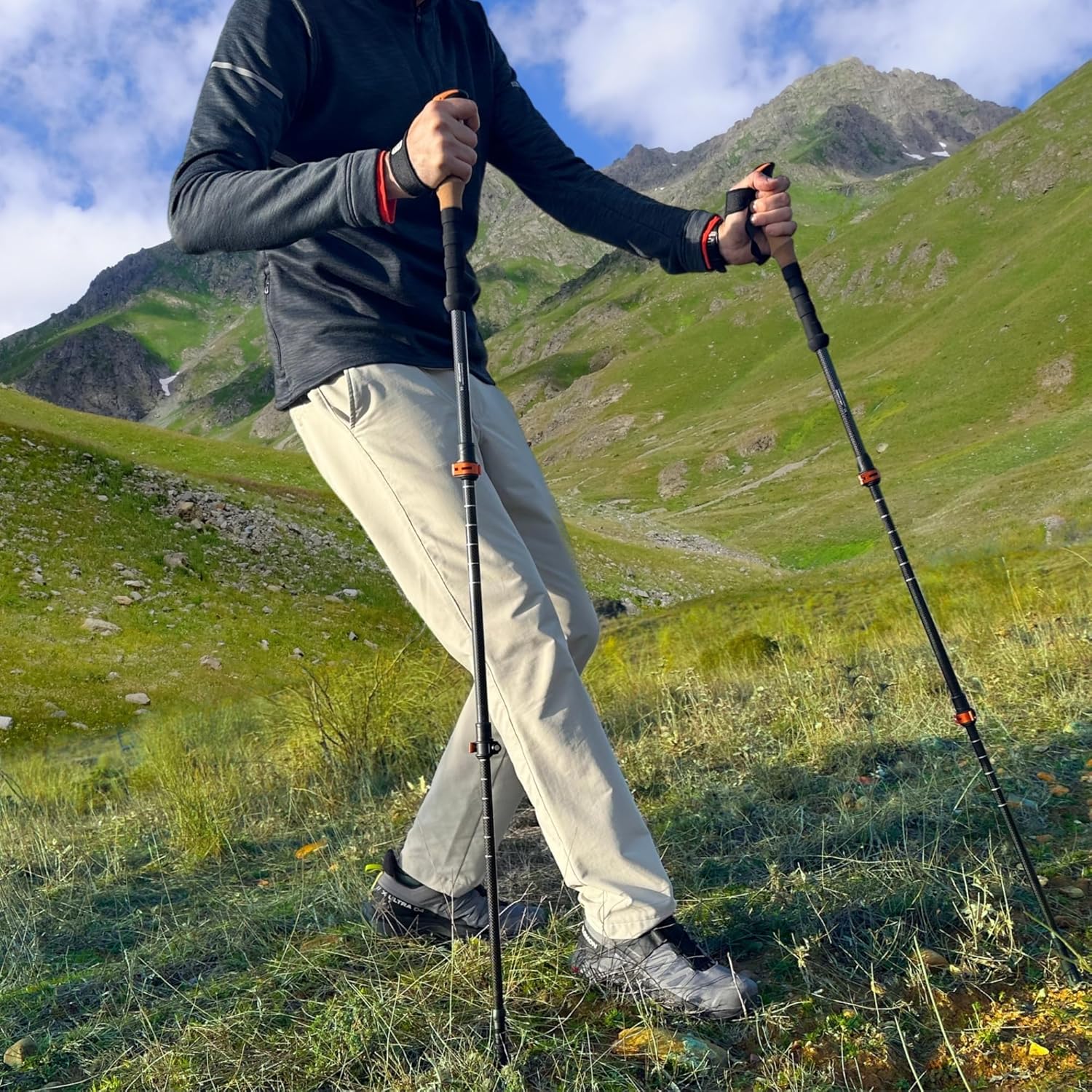 Indesmed Bastoni da Trekking 100% Fibra di Carbonio - immagine 8