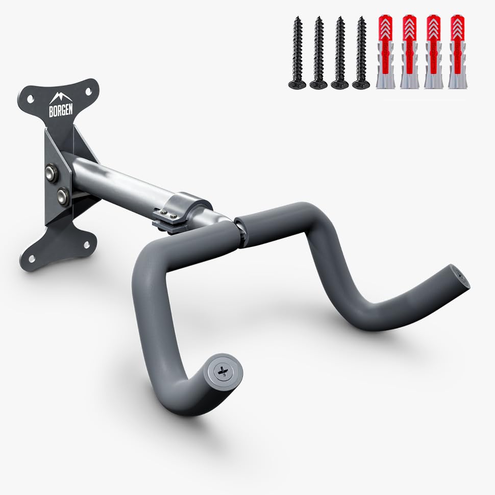 Borgen Porta Bici da Muro Pieghevole 20kg