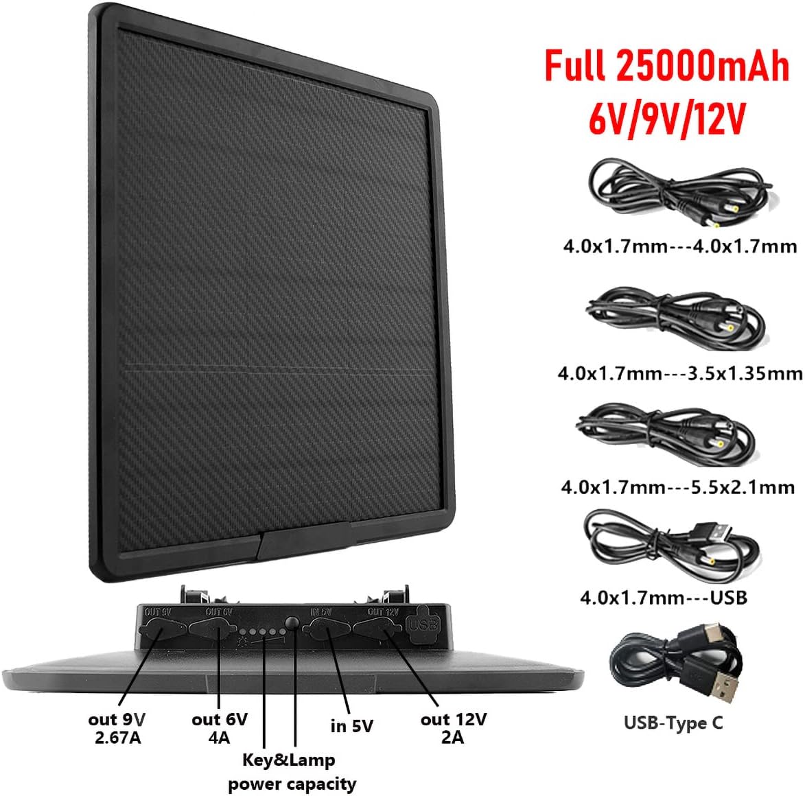 Wildgameplus Pannello Solare Monocristallino 20W 25000mAh - immagine 2