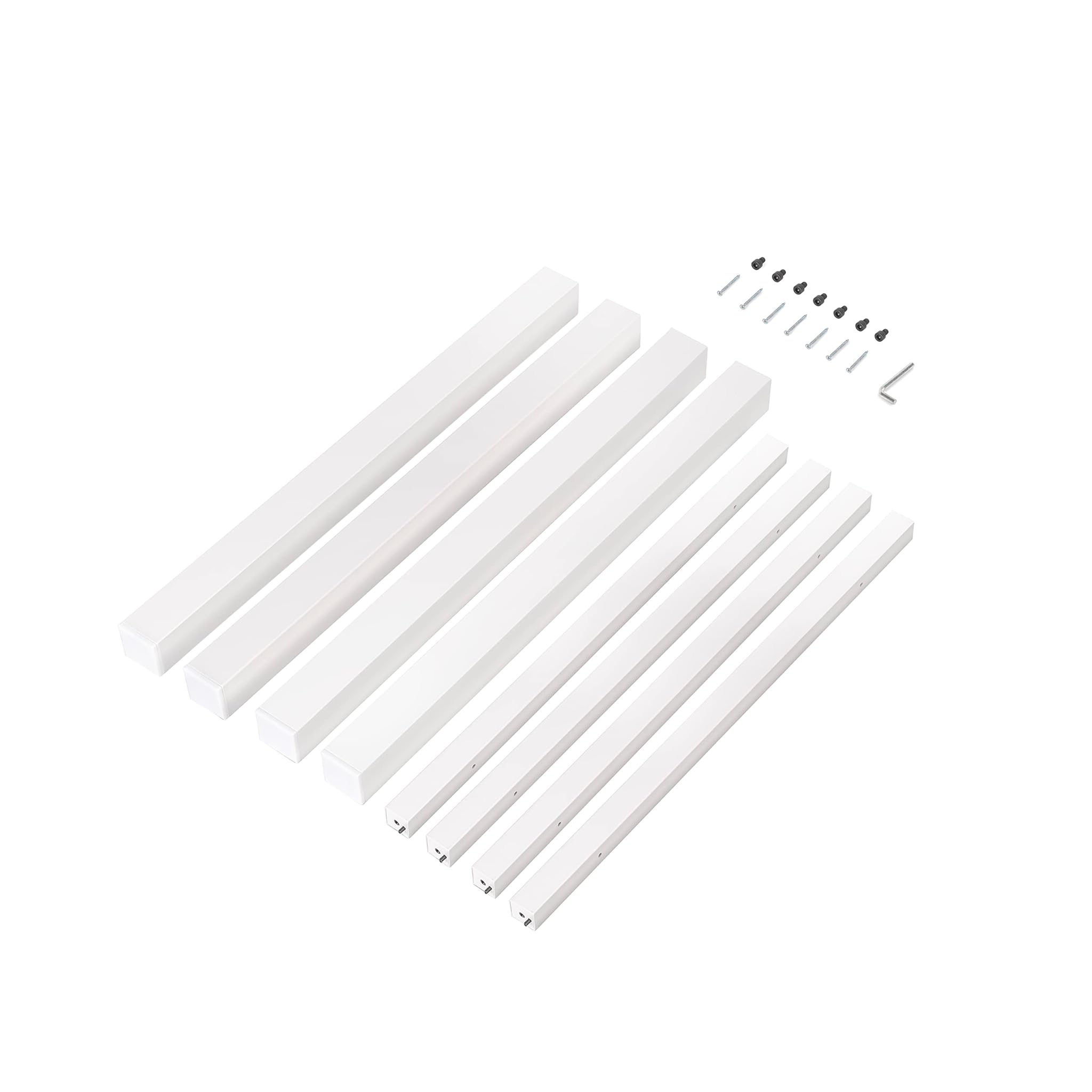 Emuca - Gambe e Struttura per Tavolo 50x50mm, 750x750