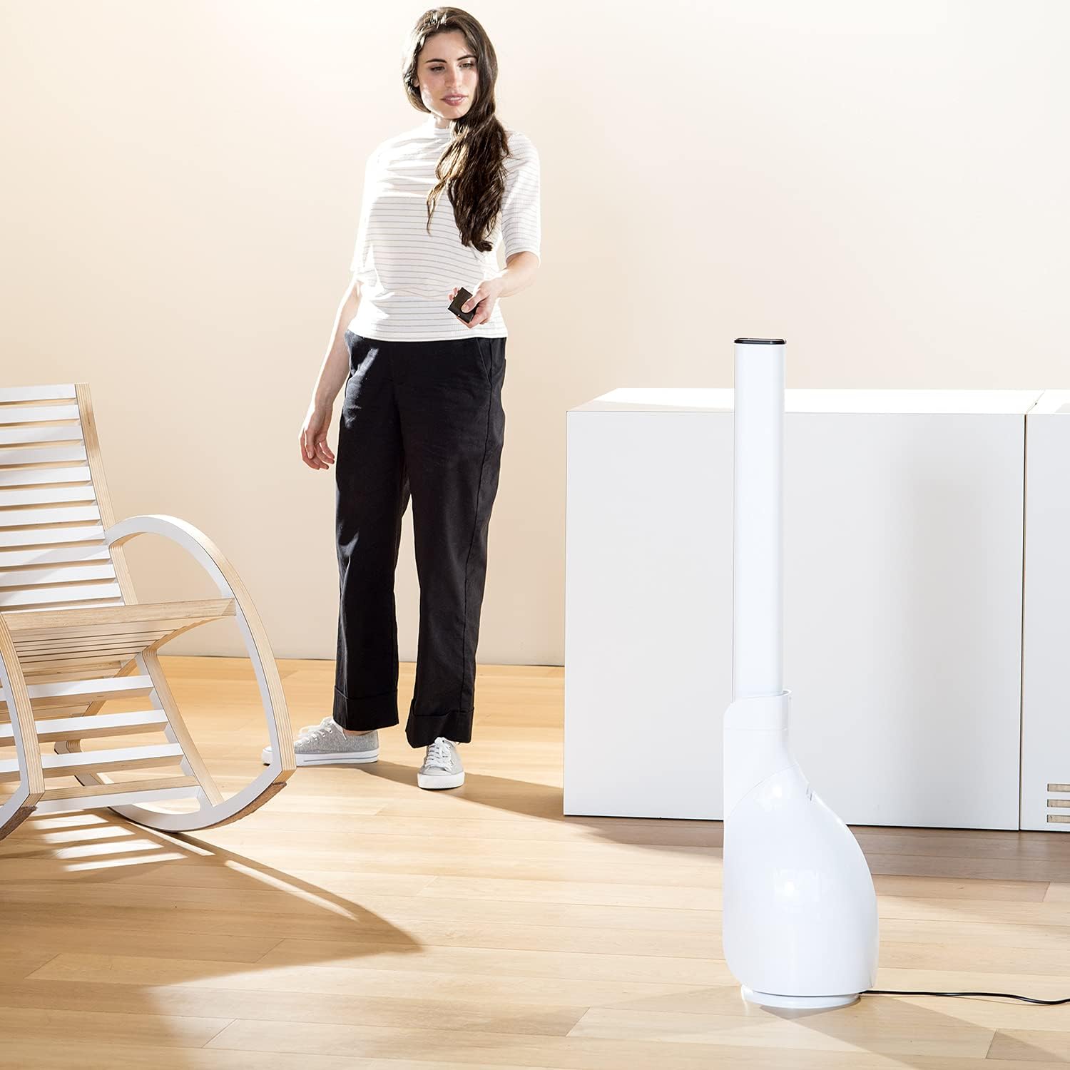 Taurus, Babel Invisible, Ventilatore a torre, reversibile, Bianco e nero - immagine 9